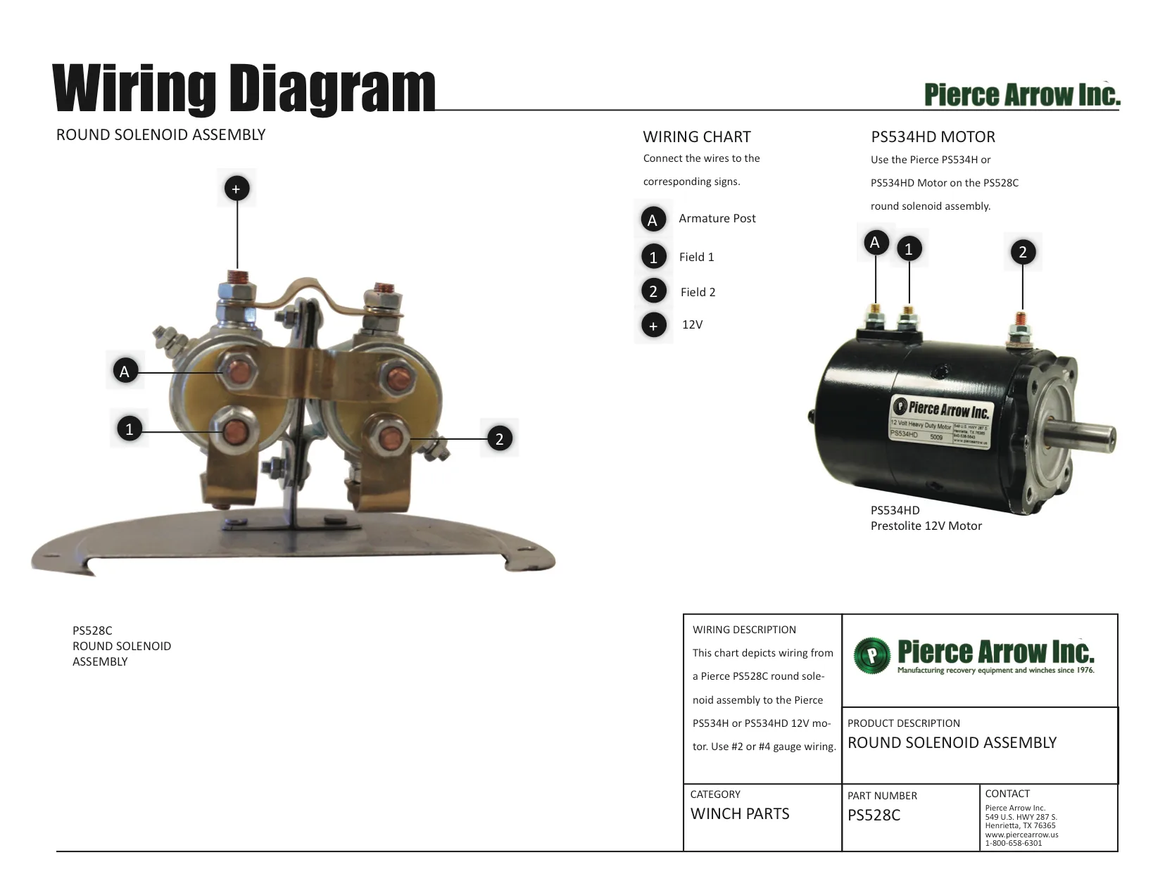 Solenoid Wiring For Ramsey Winch