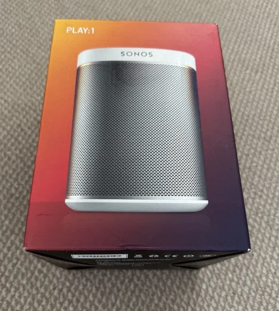 Sonos Play 1 Smart Speaker White Boxed 78 68 Picclick Uk