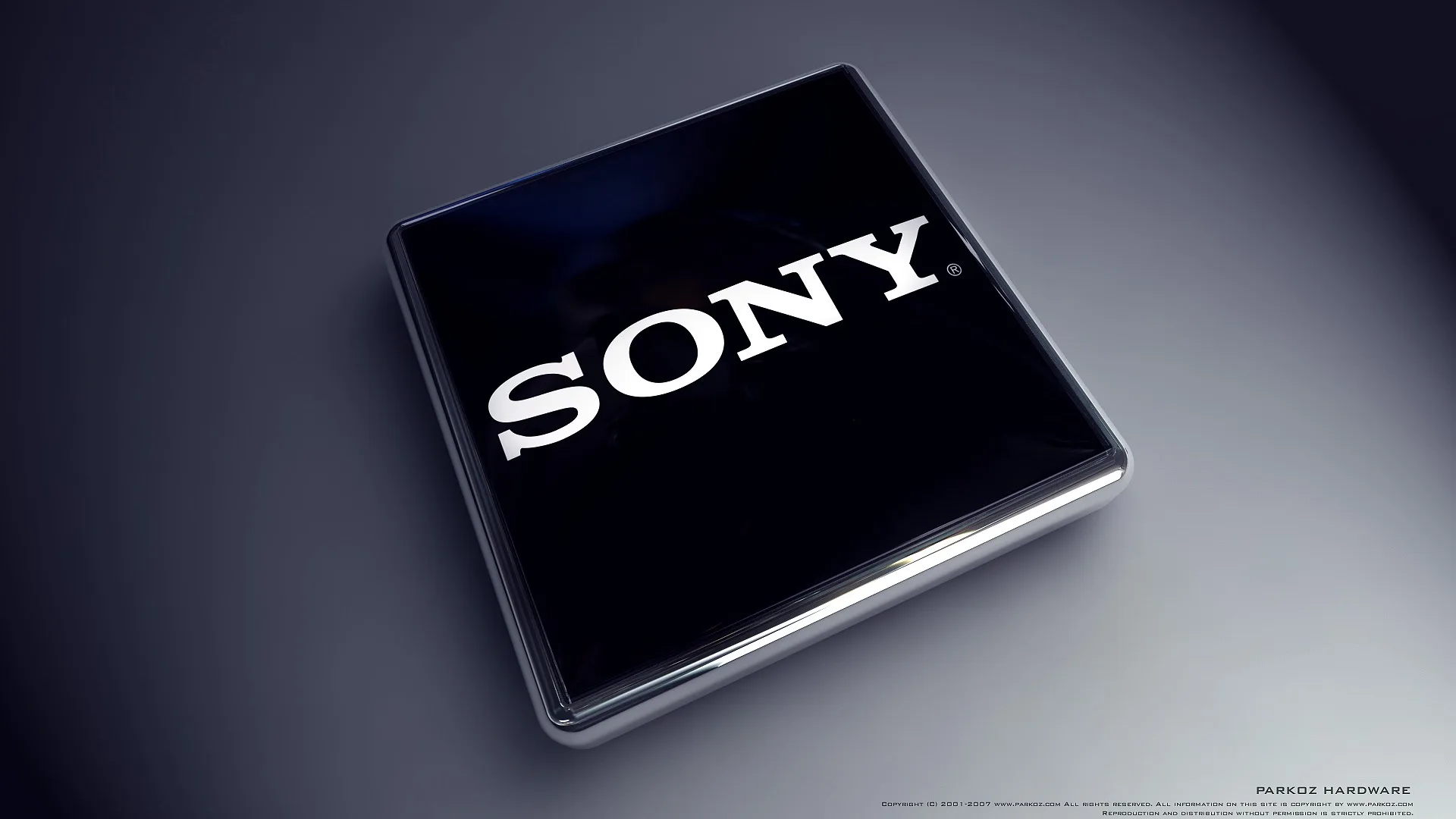 Sony 로고 브랜드 배경 화면 선택시사