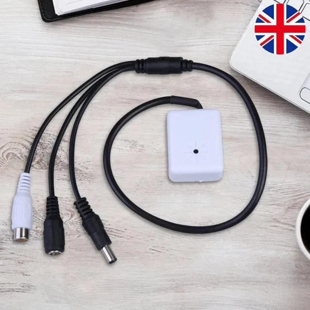 Sound Monitor Pickup 100M² Wide Range For Cctv Ip Camera Dvr Nvr 5 41 Picclick Uk