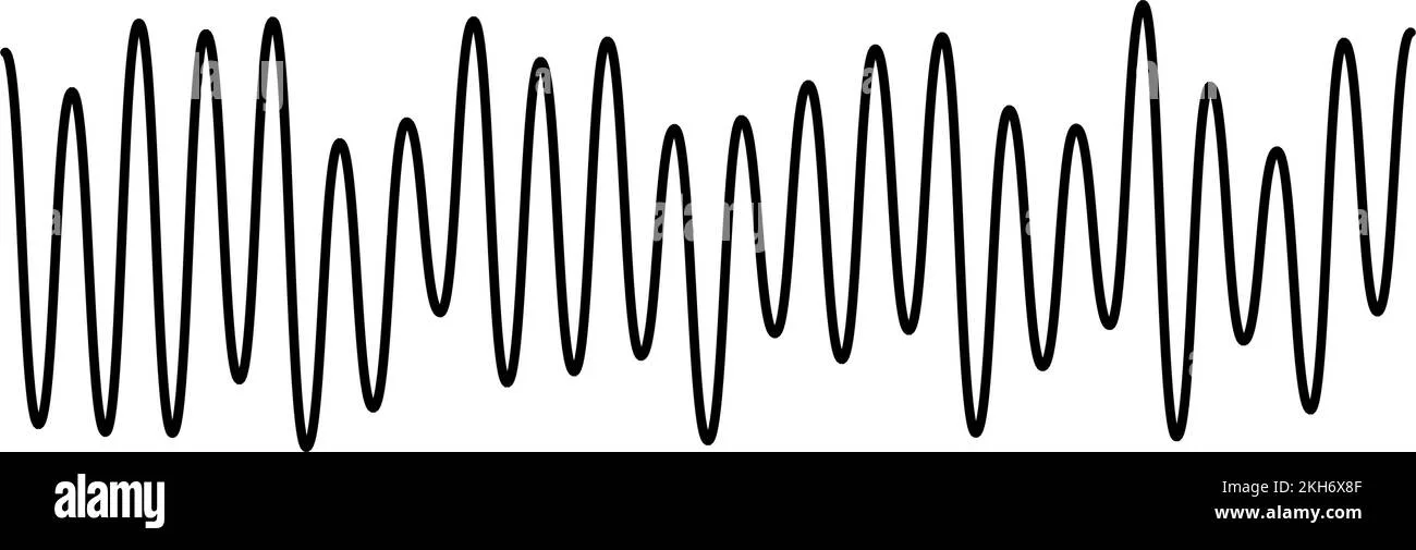Sound Wave Signal Music Or Voice Diagram Audio Track Beats Black Curve Soundwave Rhythm