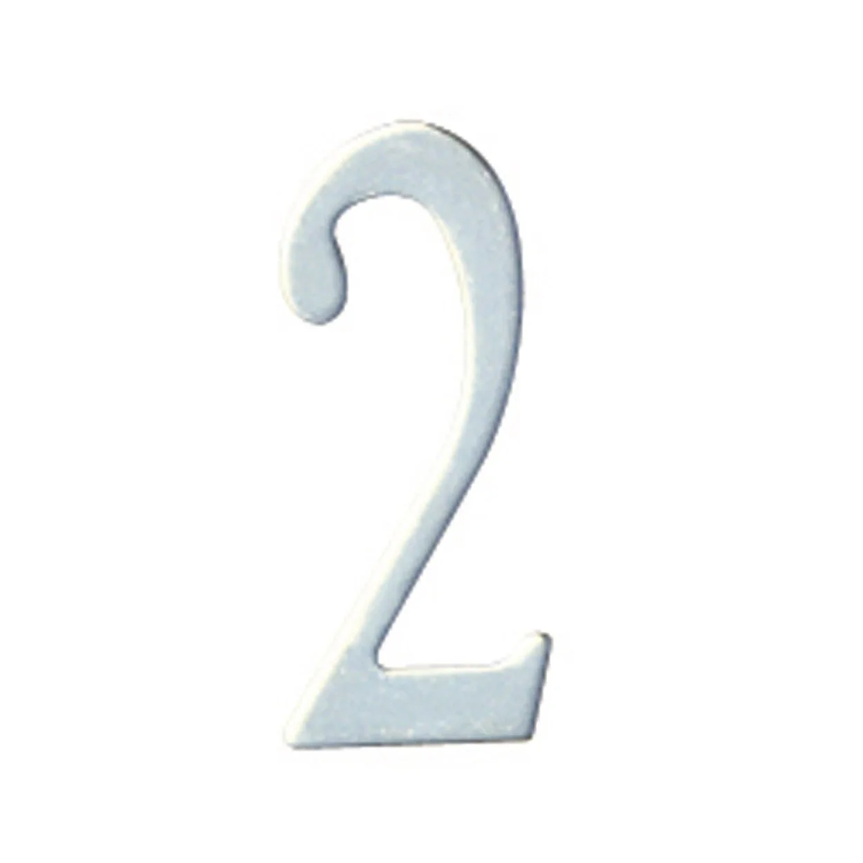 Special Lite Products Outdoor Decorative 2 Inch Stainless Steel Self Adhesive Address Number