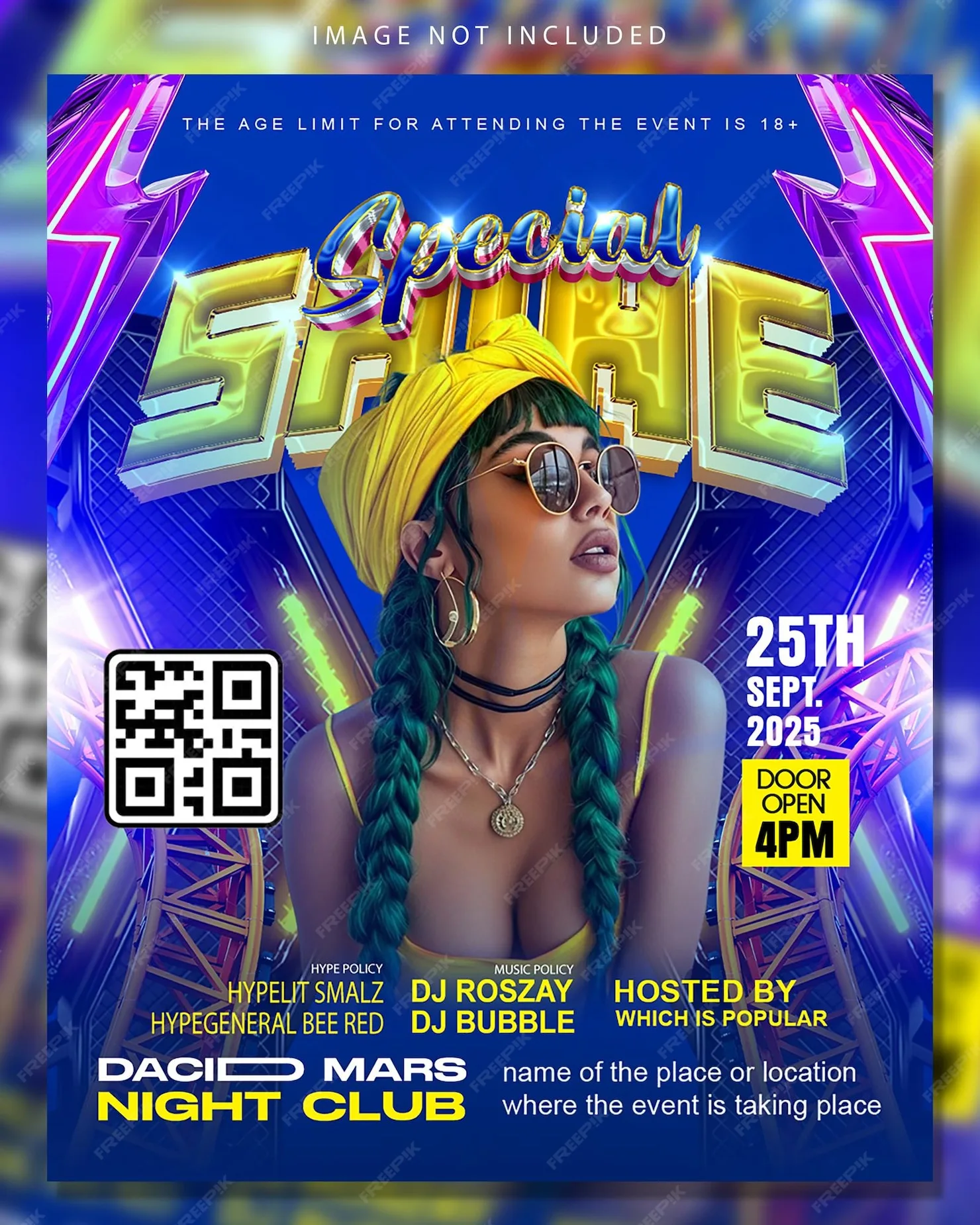 Special Night Club Event Psd Premium