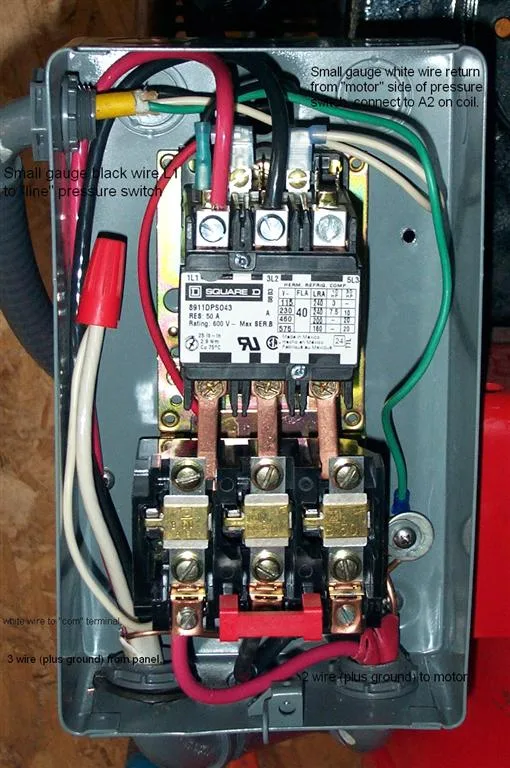 Square D 3 Phase Motor Starter Wiring Diagram Wiring Diagram