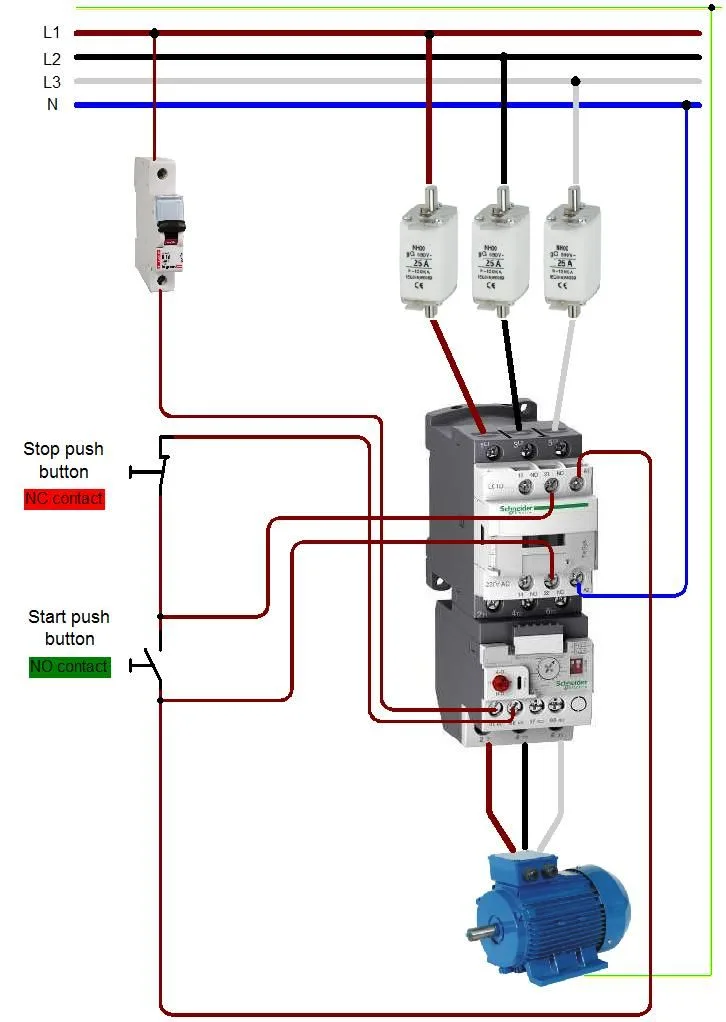 Square D Contactors Wiring Diagram Square D Contactor Wiring