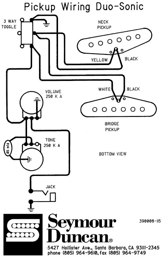 Squier Bullet Mustang Wiring Diagram Wiring Diagram