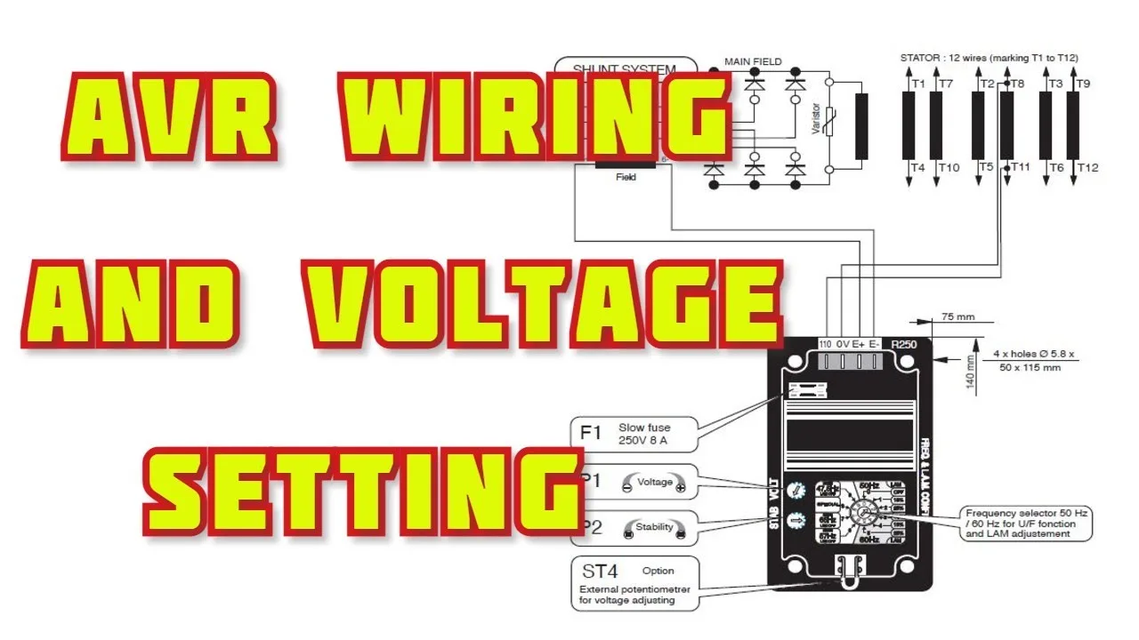 Sr7 Avr Wiring Diagram