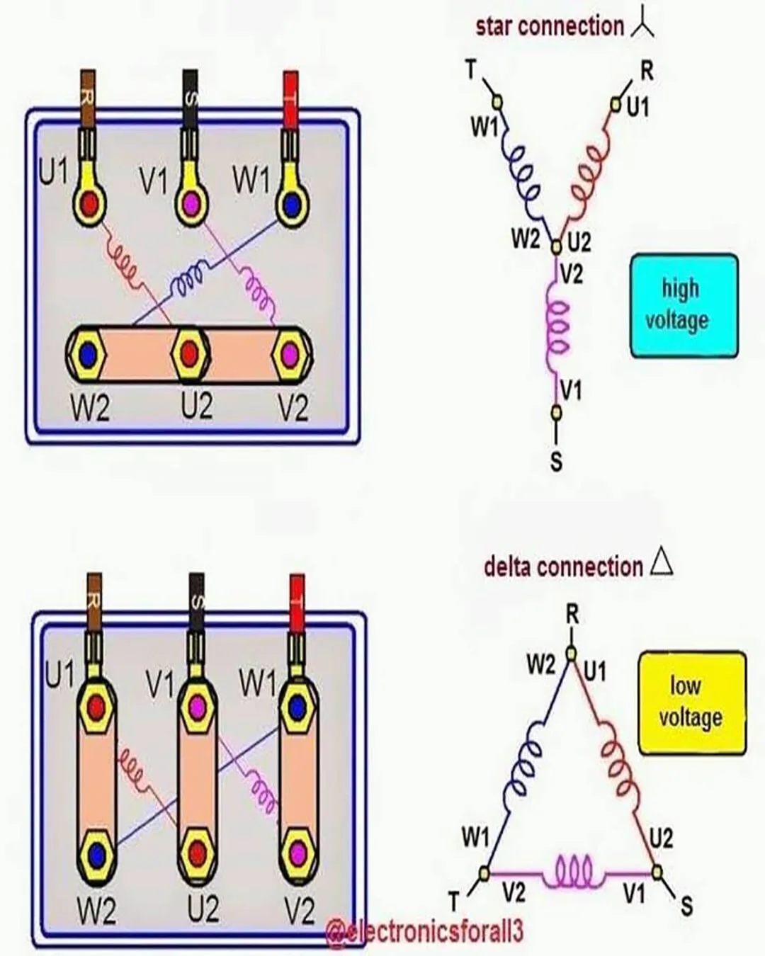 Star Delta Switch Wiring Diagram