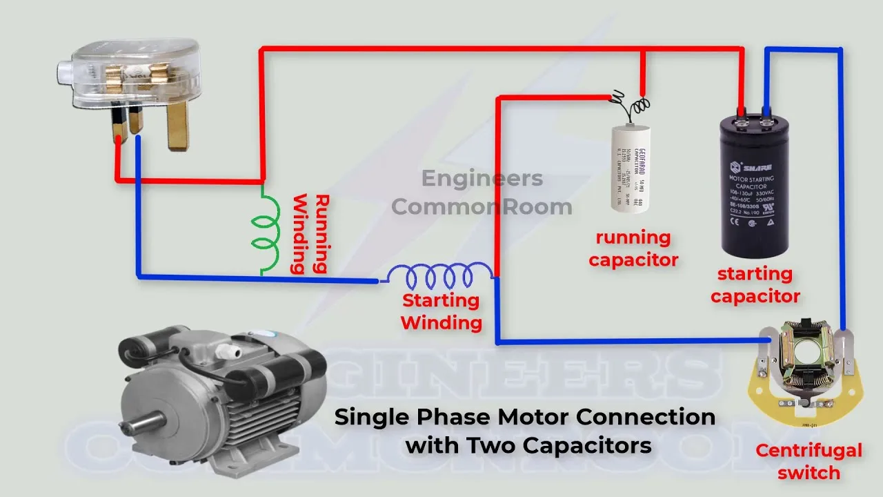 Start Capacitor Wiring Schematic Capacitor Wiring Diagram St