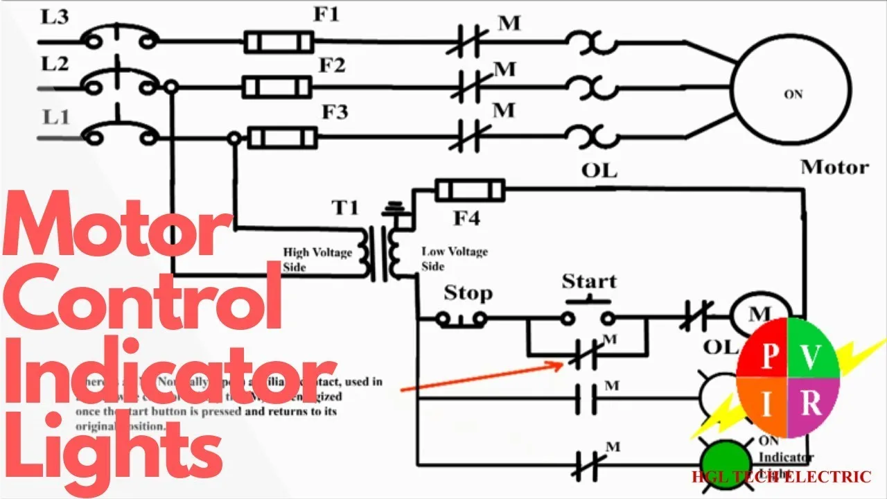 Start Stop Motor Control Diagram Control Three Phase Motor S