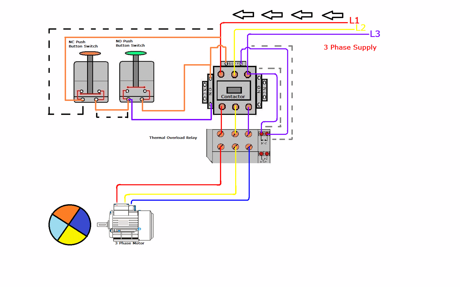 Start Stop Switch Simple Wiring Diagram