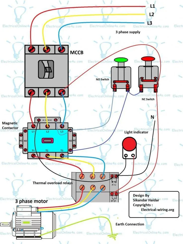 Starter Motor Wiring Connections