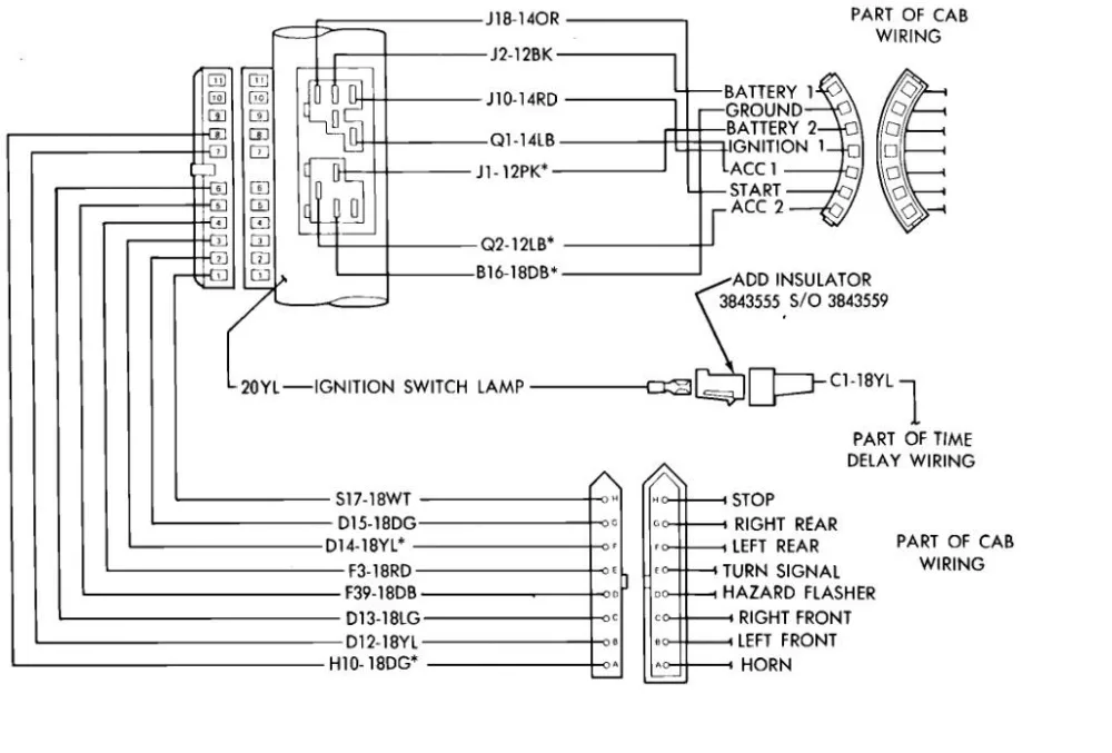 Steering Column Chevy Ignition Switch Wiring Diagram