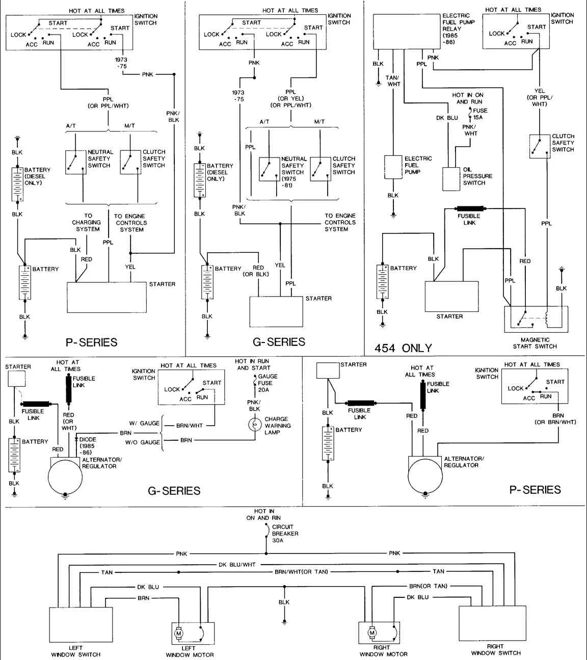 Steering Column Wiring Diagrams