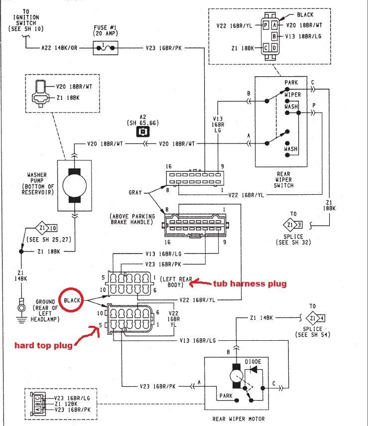 Step By Step Door Diagram For 1990 Jeep Wrangler Yj Jeep Wra