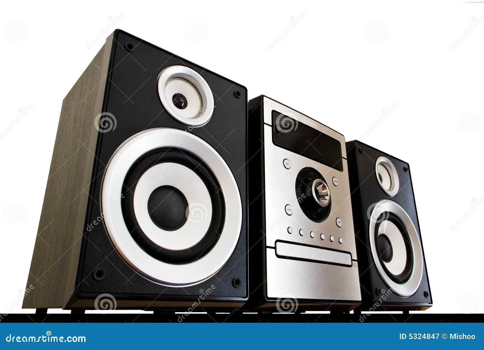 Stereo System Stock Image Image Of Surround Tweeter 5324847
