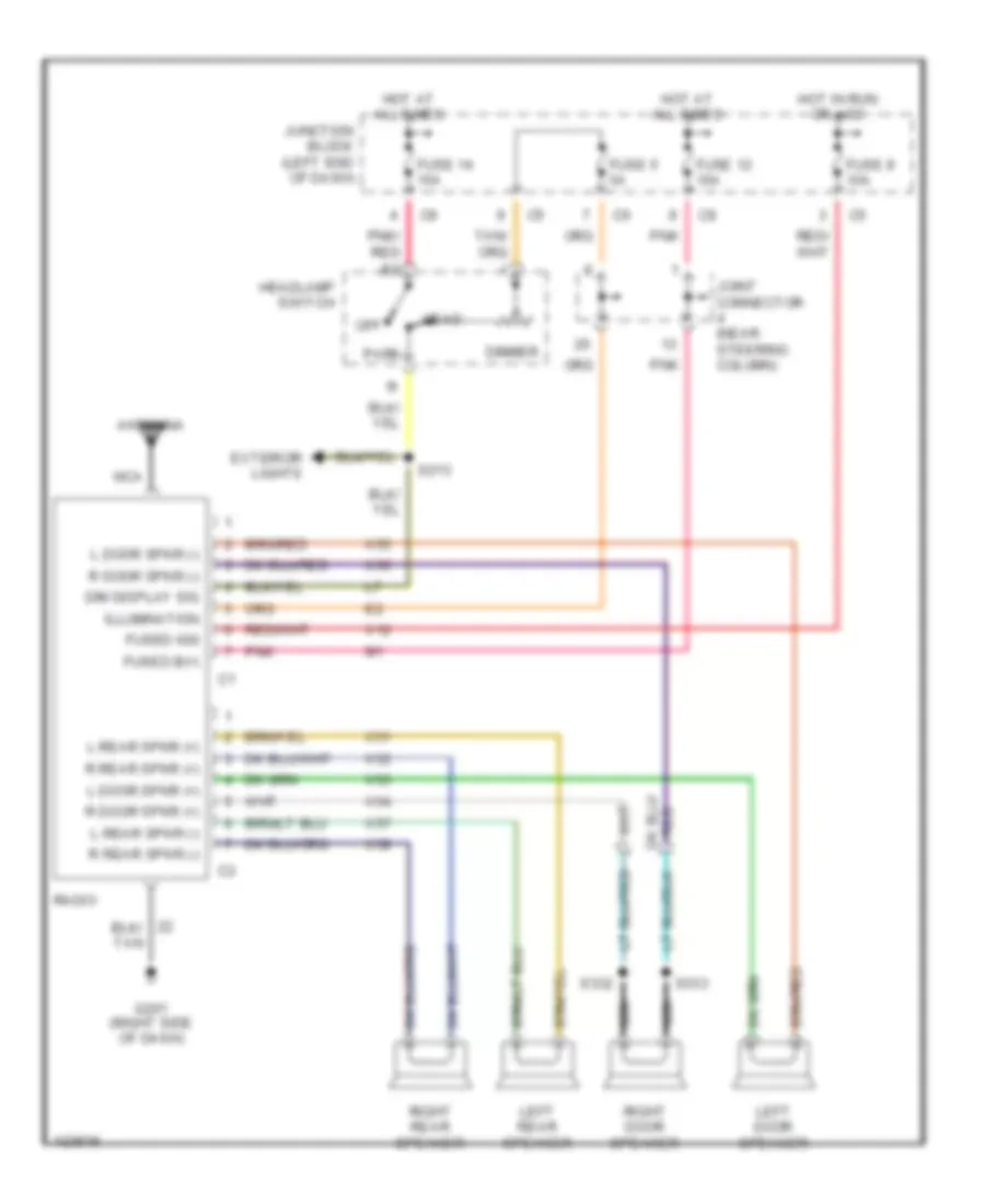Stereo Wiring Diagram For 98 Dodge Dakota Wiring Diagram