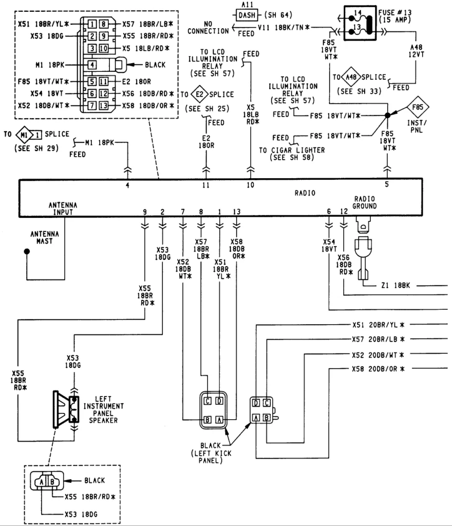Stereo Wiring Diagram Jeep Grand Cherokee