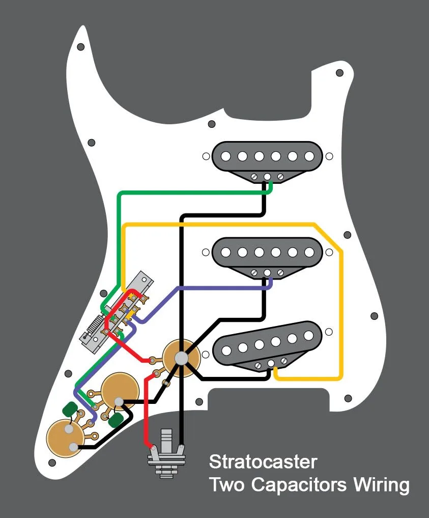 Stratocaster Wiring With2 Caps