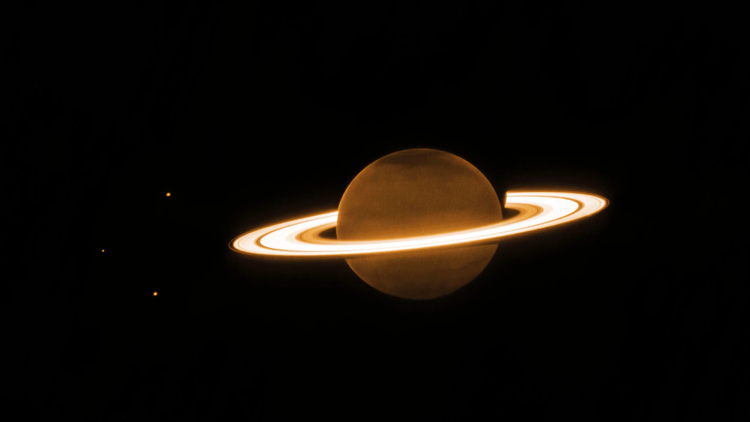 Stunning New Image Of Saturn S Rings And Several Moons Captured By Jwst
