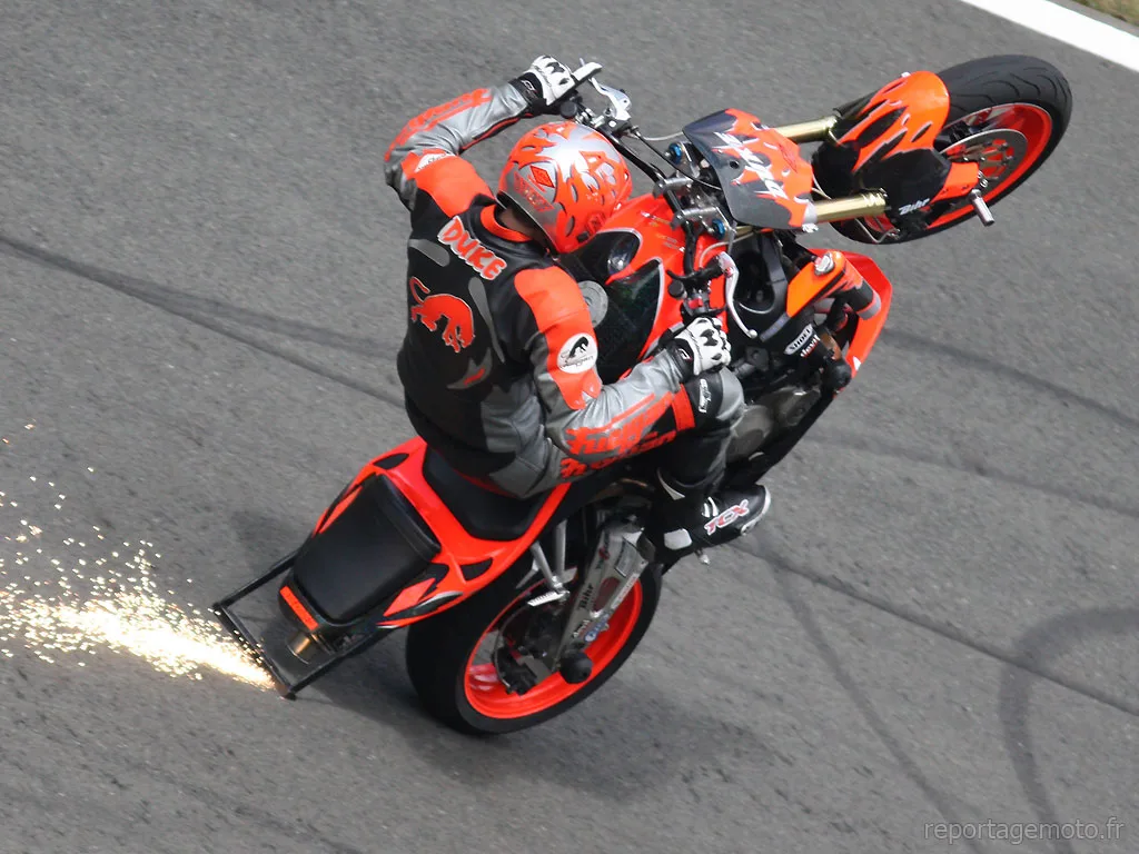 Stunt Stunter Moto Freestyle Et Maitrise De Sa Moto