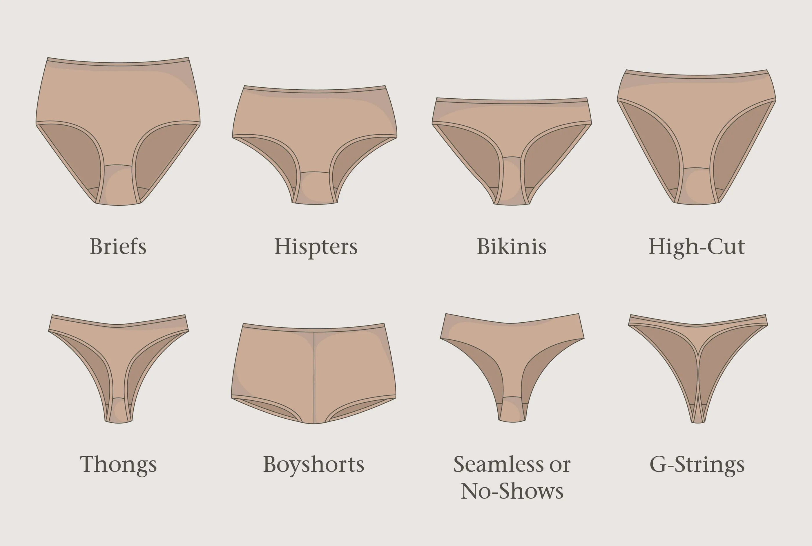 Styles And Types Of Women S Underwear How To Choose The Best For You Q For Quinn Basics By