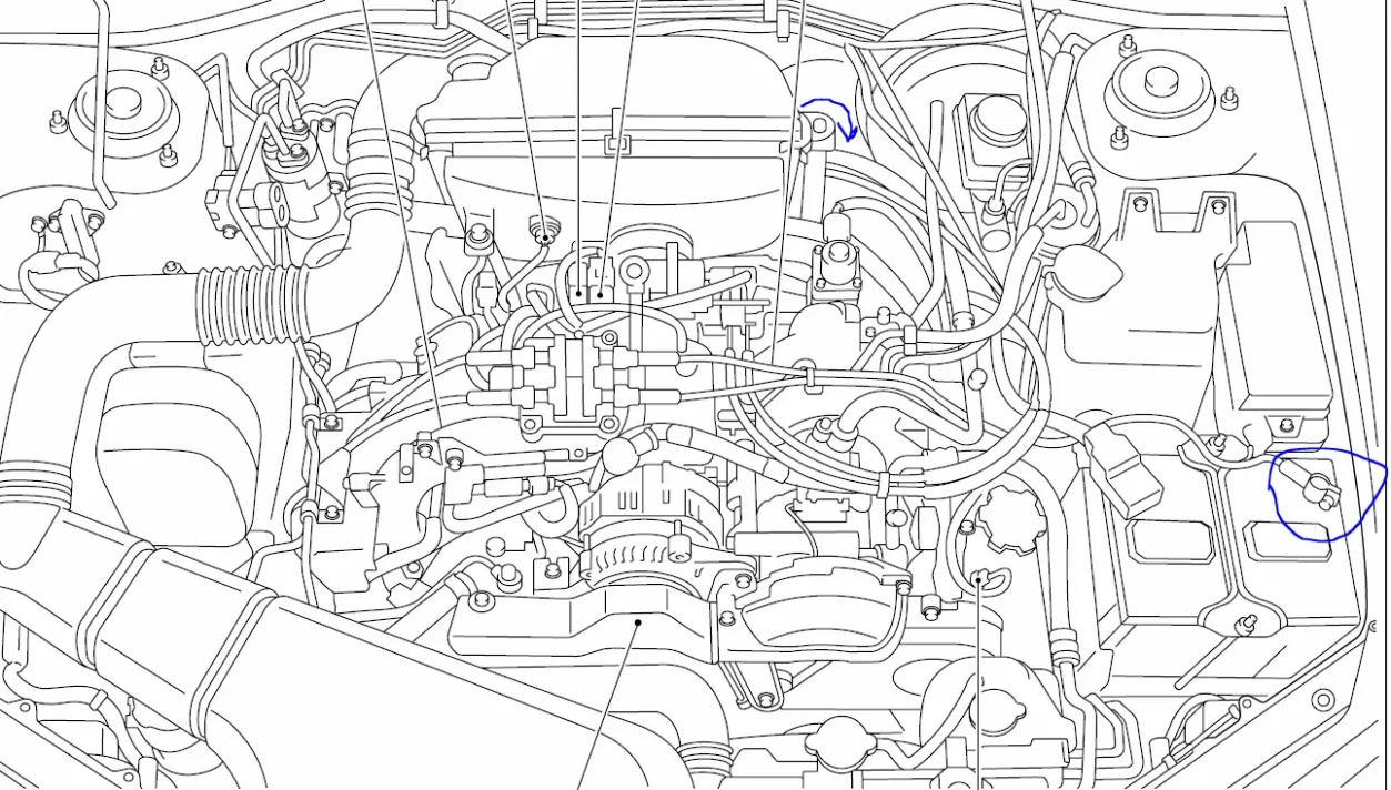 Subaru Engine Compartment Diagram