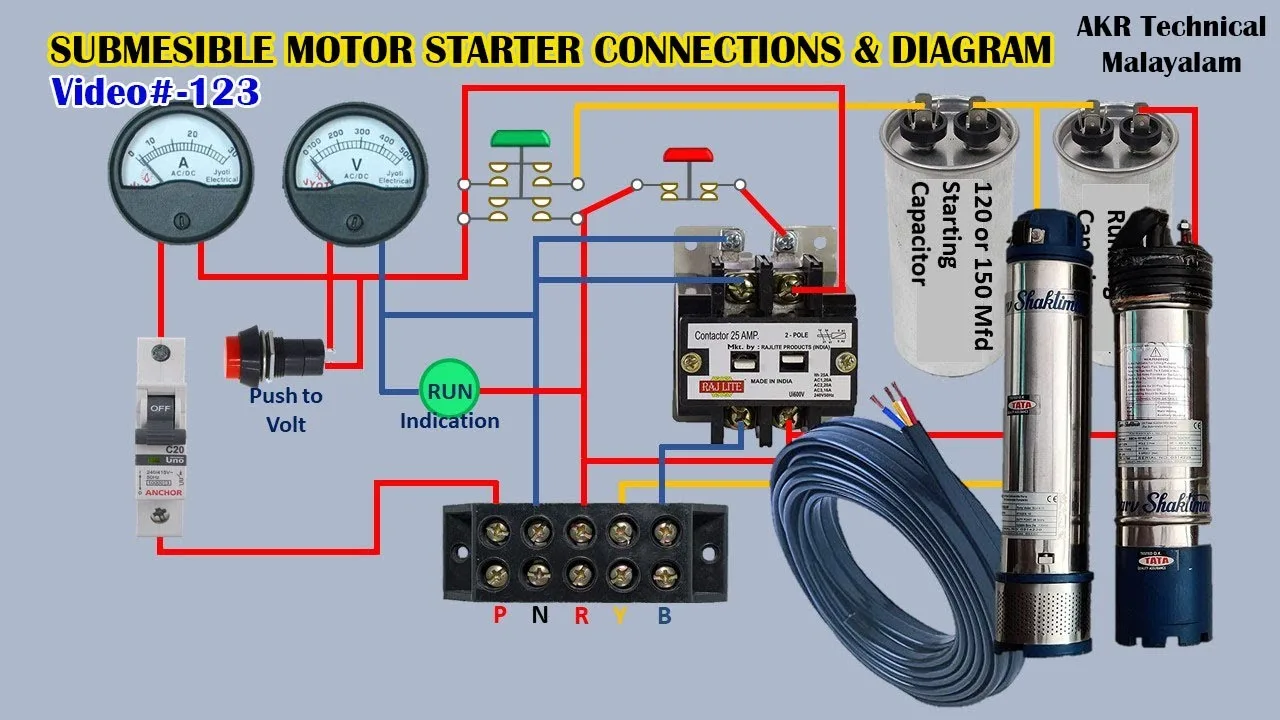 Submersible Pump Wire Connection