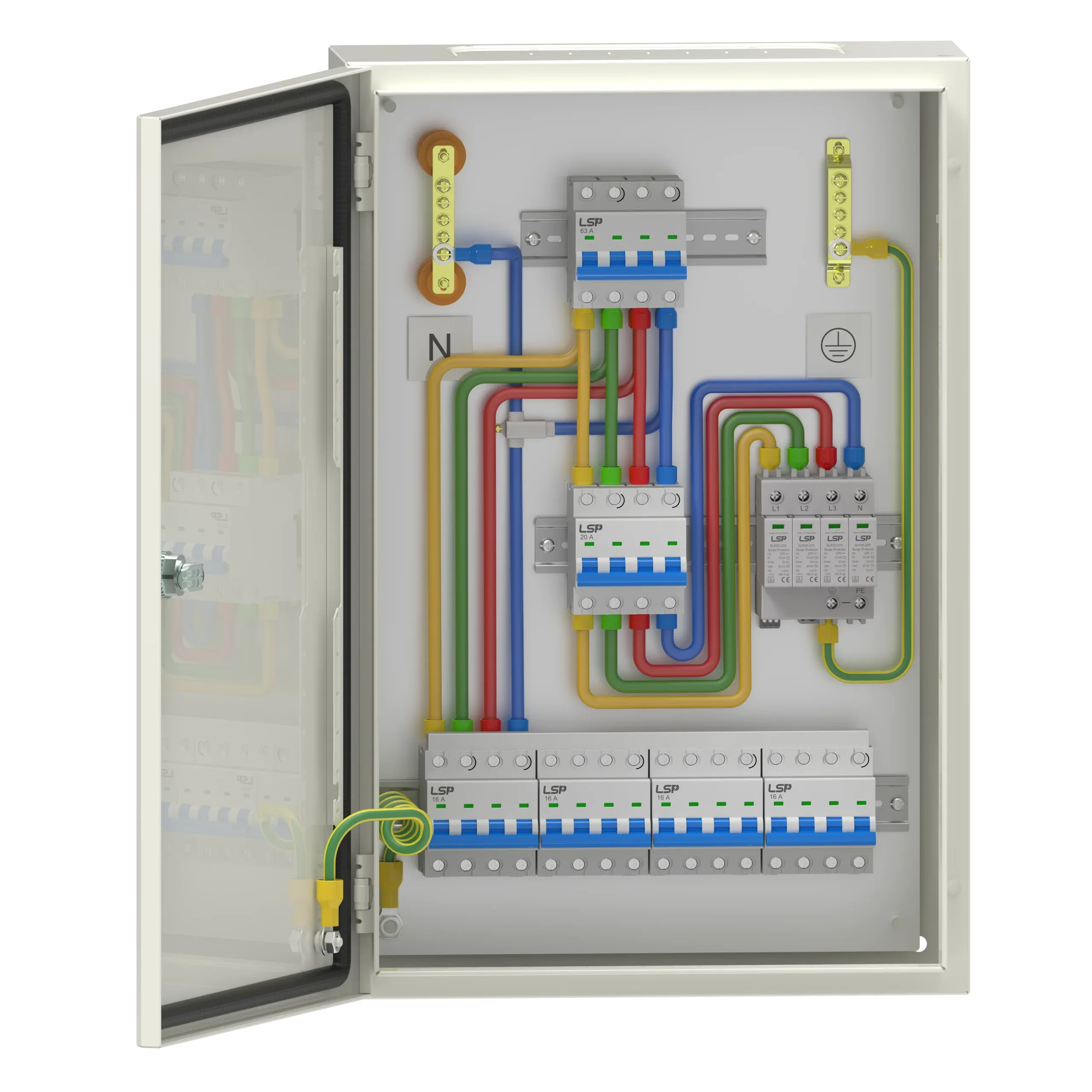 Surge Protective Device Installation And Wiring Diagram Lsp