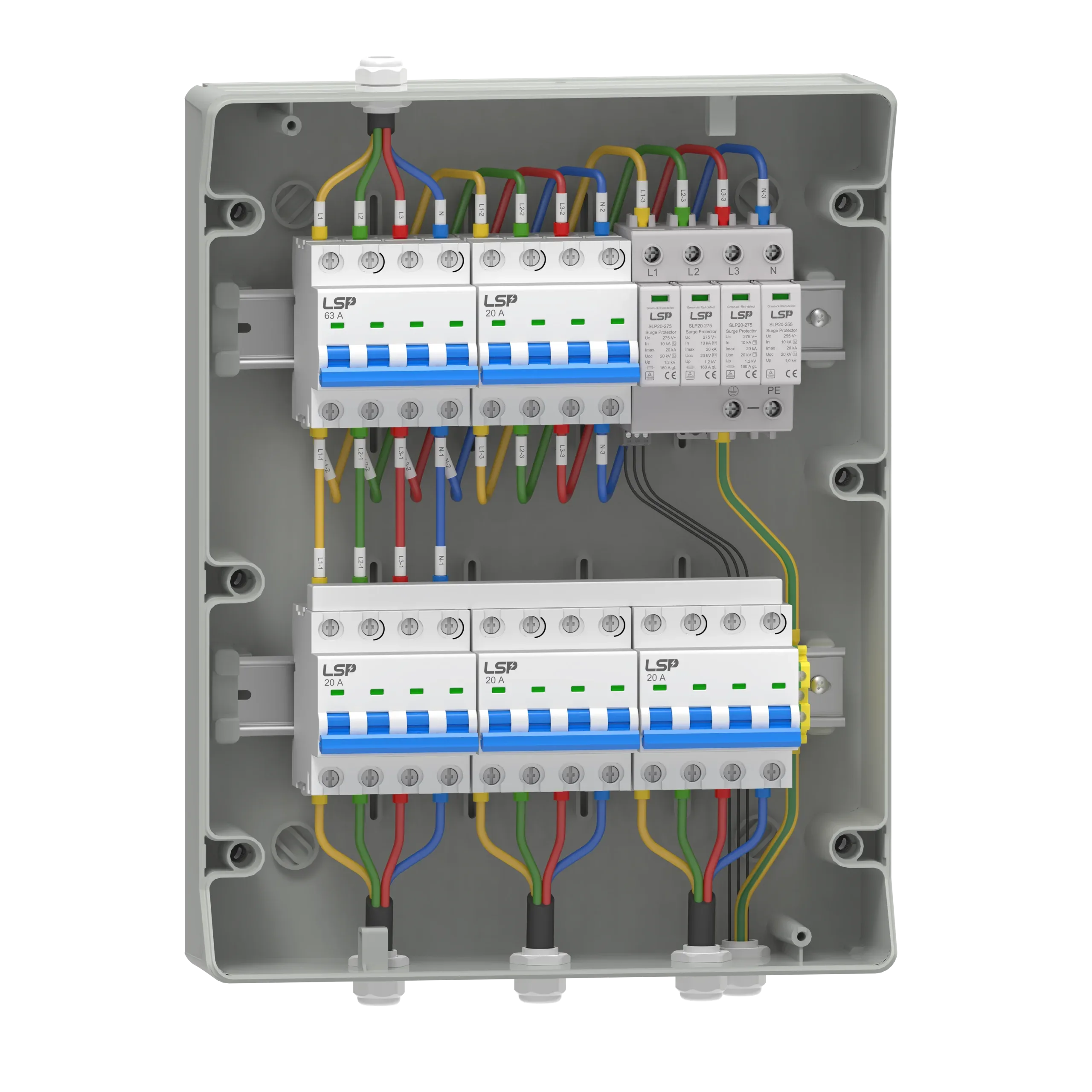 Surge Protective Device Installation And Wiring Diagram Lsp