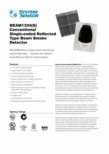 System Sensor Beam Detector 1224 At 28283 Beam Smoke Detector In New Delhi Id 23672783597