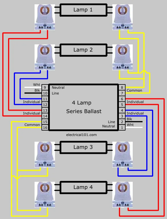 T12 Ballast Wiring Diagram