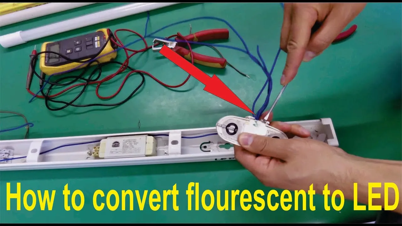 T8 Fluorescent Light Fixture Wiring Diagram