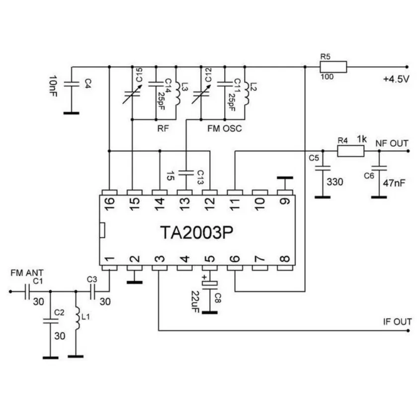 Ta2003 Fm Radio Receiver