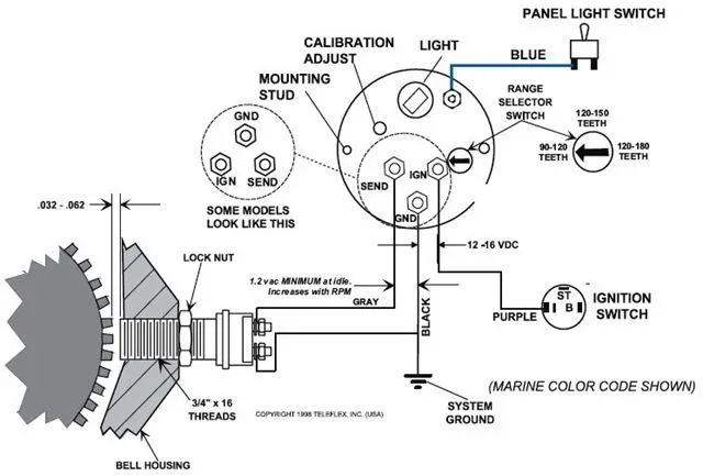 Tach Gauge Wiring Diagram