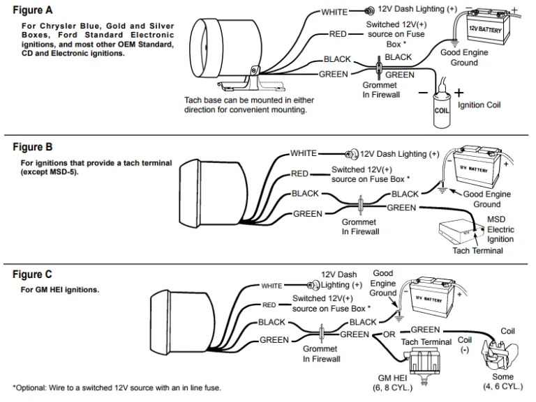 Tachometer Wiring Diagram For Motorcycle