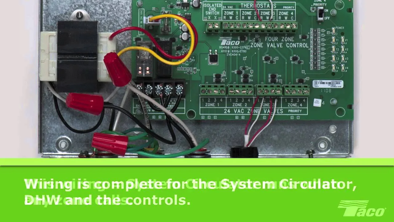 Taco Zone Valve Switching Relay