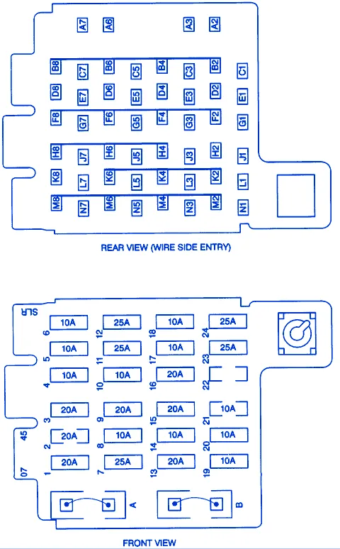 Tahoe Fuse Box Diagram Chevrolet Tahoe 2004