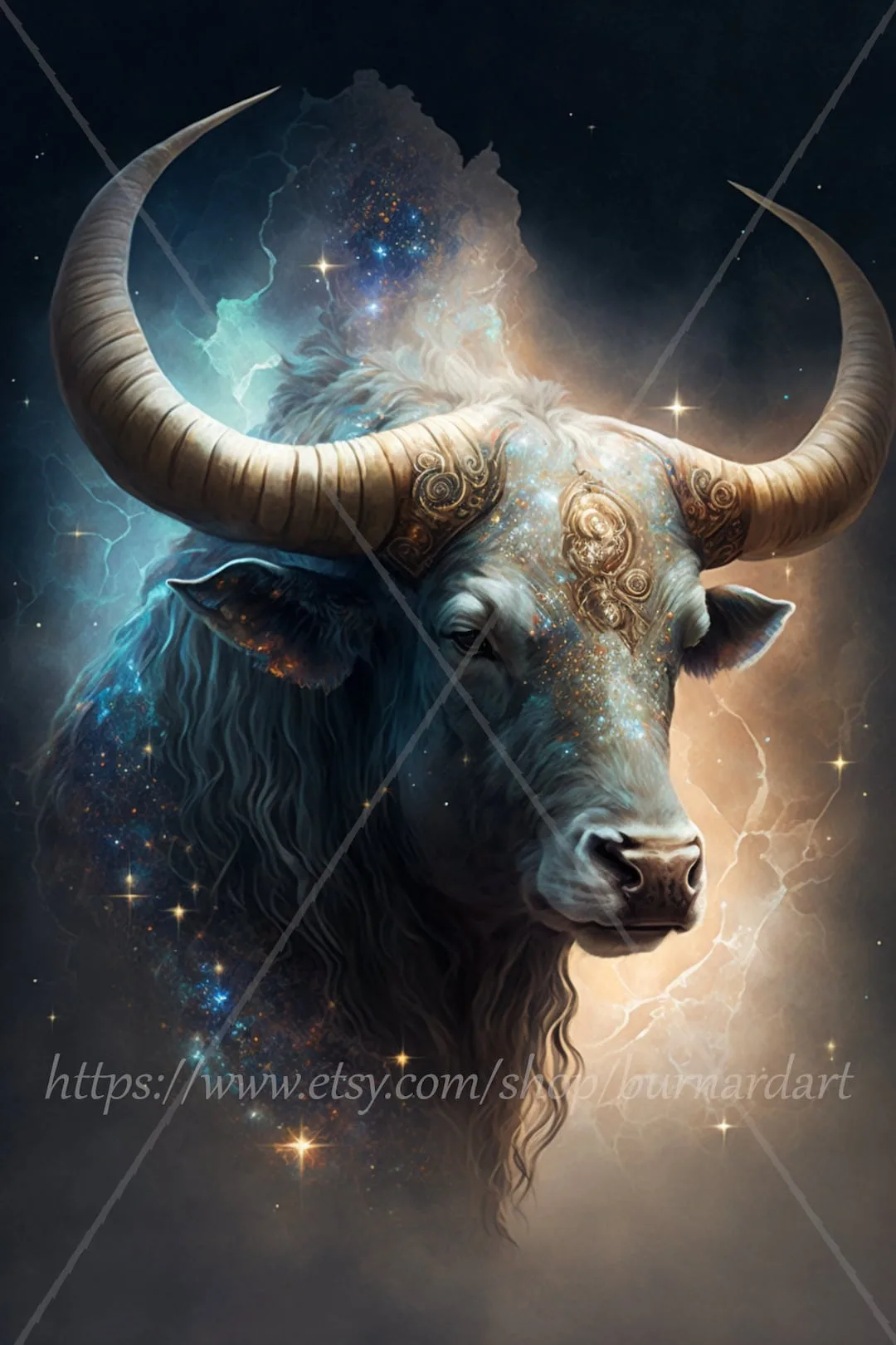 Taurus Bull Digital Download Astrology Zodiac Star Sign Sun Moon Rising Ascendant Big 3 Ai