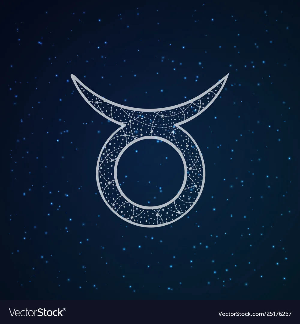 Taurus Zodiac Sign Royalty Free Vector Image Vectorstock