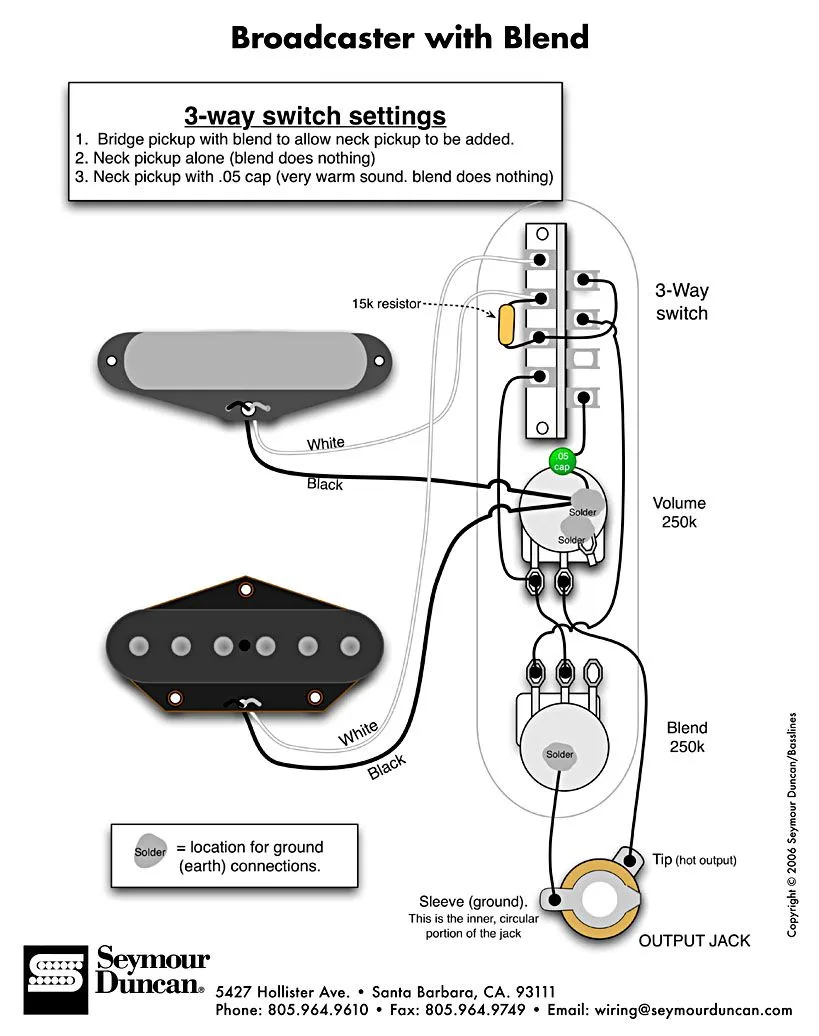 Tele Broadcaster Wiring Diagram With Blend Telecaster Telecaster Custom Fender Telecaster