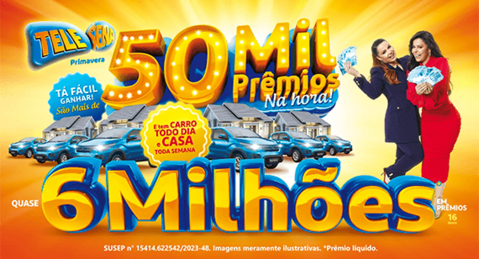 Tele Sena De Primavera 2023 4º Sorteio Hoje 01 10 23 Quase R 6 Mi Em Prêmios