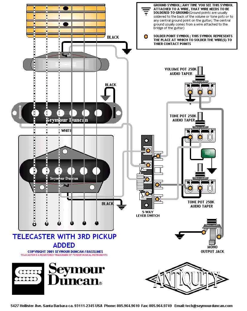 Telecaster 3 Way Switch Wiring