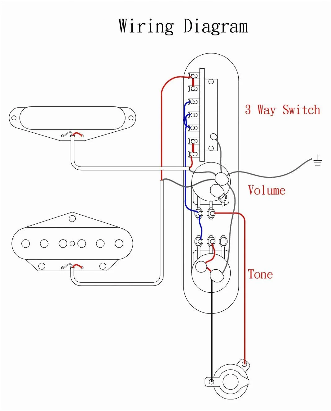 Telecaster 3 Way Switch Wiring Diagram Telecaster 3 Way Swit