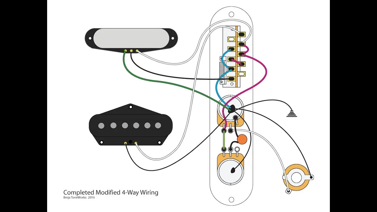 Telecaster 4 Way Wiring Diagram