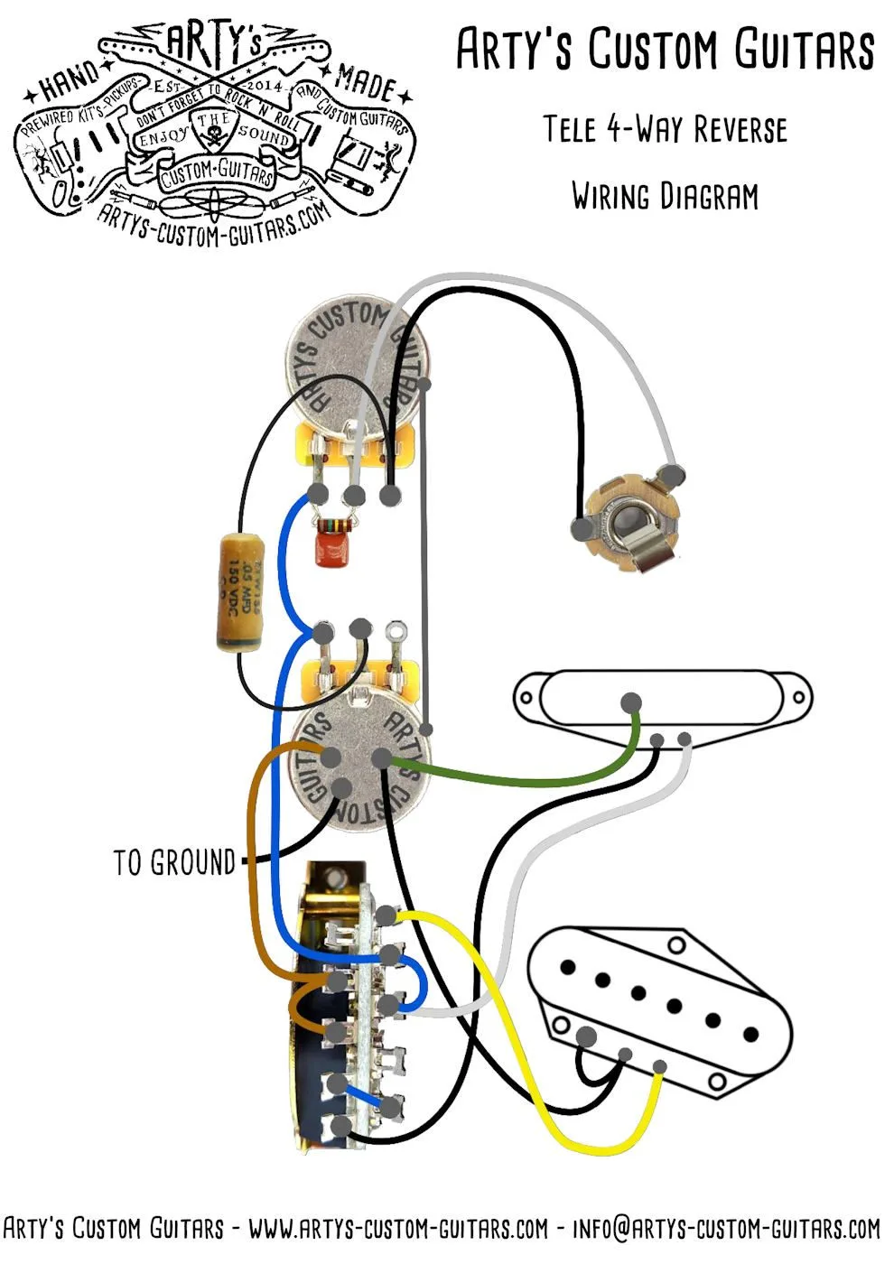 Telecaster Wiring Standard Wiring Telecaster Tele Fender Dun