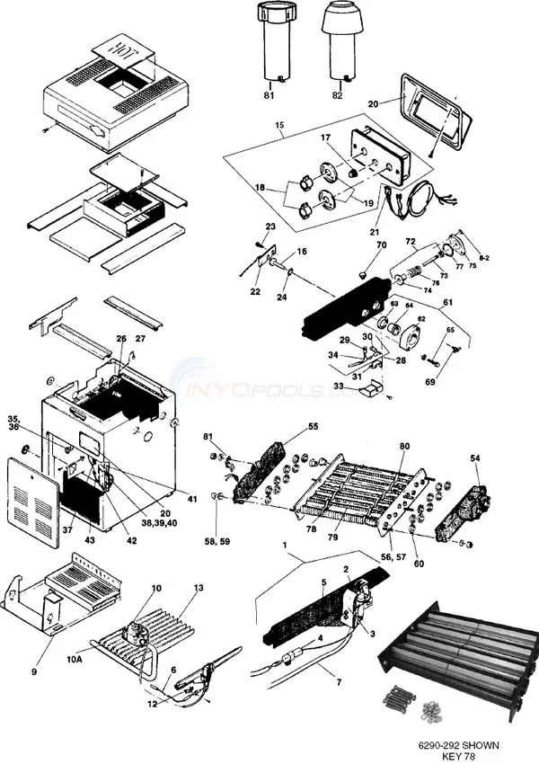 Teledyne Laars Jandy Series 2 Esc Parts
