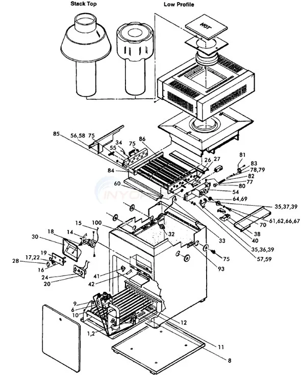 Teledyne Laars Series 1 Millivolt Parts