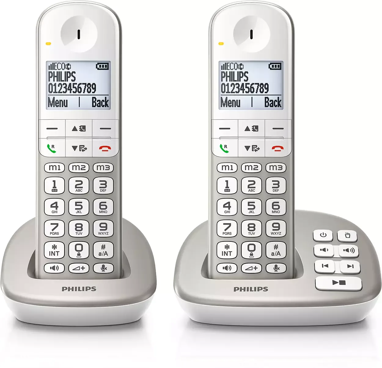 Téléphone Fixe Sans Fil Avec Répondeur Xl4952S Fr Philips