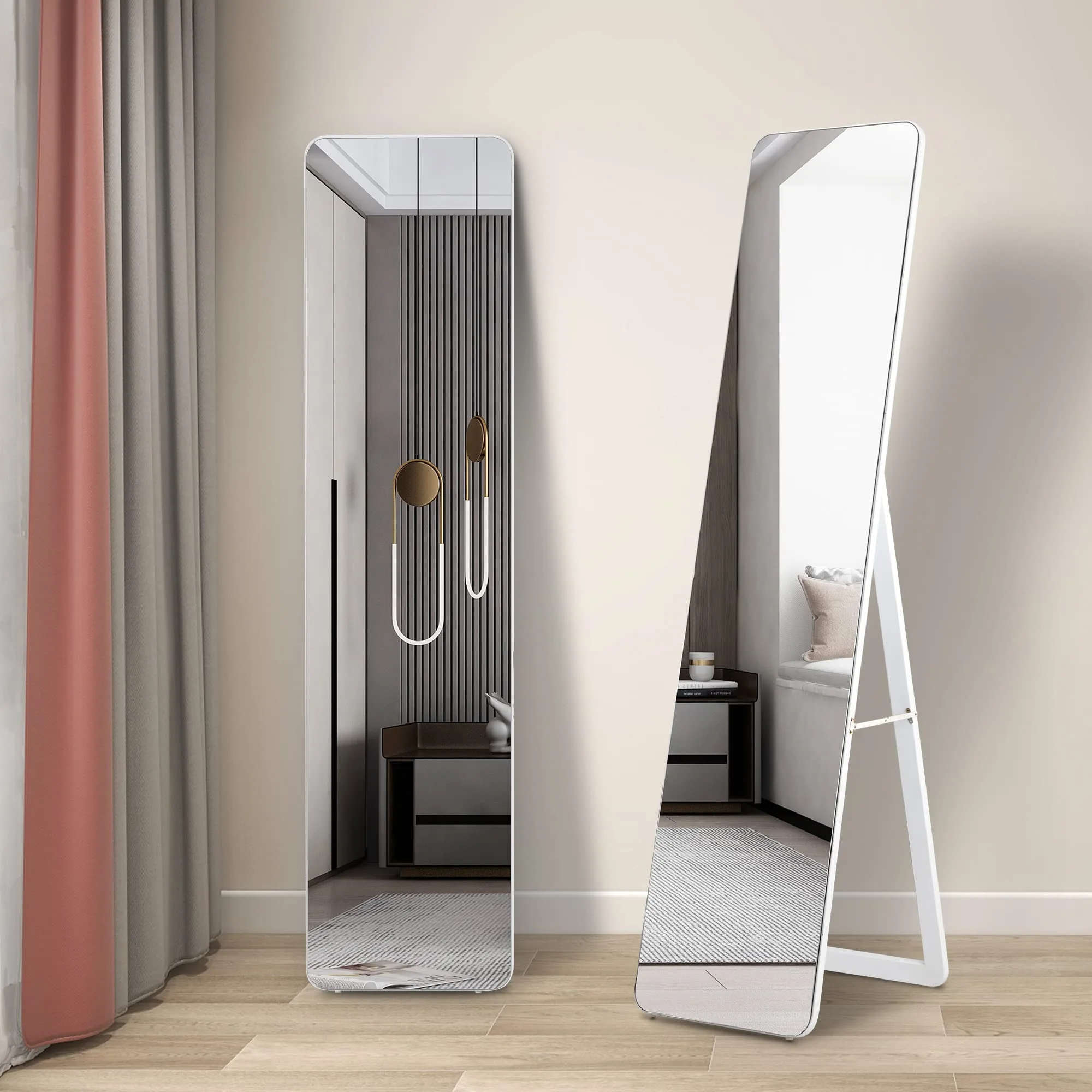 Terrion 63X15 Full Length Floor Mirror Free Standing Mirror Stand Desertcart South Africa